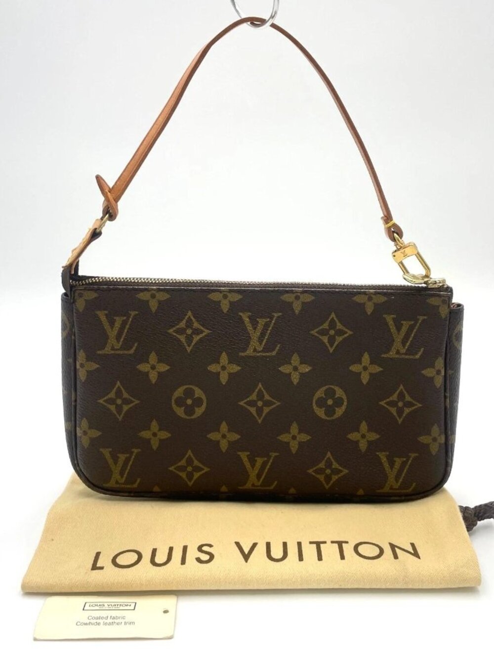Authentic Louis Vuitton Pochette Accessoires Monogram Canvas Shoulder Bag - Picture 3 of 16